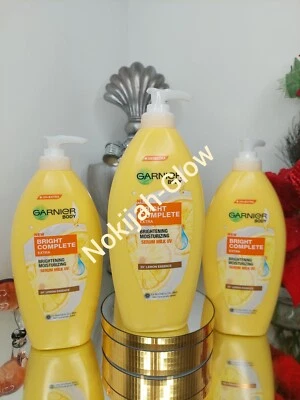 1 X Garnier Bright Complete Extra  Brightening  Serum Milk UV 400ml - Image 1 of 4