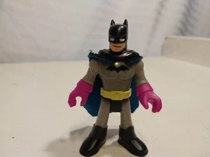 Imaginext Batman 80th Anniversary Figure 3” Black Blue Cape Purple Gloves #23 - Picture 1 of 3