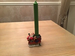 VINTAGE CHRISTMAS ORNAMENT CANDLE HOLDER - Picture 1 of 5