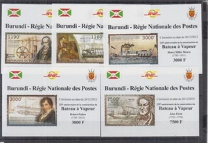 ST1087Pd. Burundi - MNH - Steamboat - 2012 - Deluxe - Picture 1 of 1
