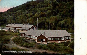 CARTOLINA FLETCHER GRANITE COMPANY HARDWICK VERMONT - Foto 1 di 2