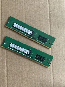 SK Hynix HMA451R7MFR8N-TF 4GB 1Rx8 PC4-2133P DDR4 Desktop RAM Memory Qty 2 - Picture 1 of 2