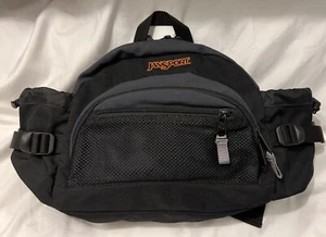 Jansport Hiking Fanny Pack with Bottle Holders Black Waist Bag Camping - Picture 1 of 10