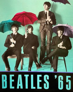BEATLES '65/ APPLE PROMOTIONAL POSTER FROM 1987/ GORGEOUS COLORS - Picture 1 of 4