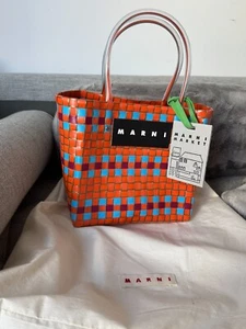 Marni Market Retro Basket Bag Handbag - New with tag - Picture 1 of 4