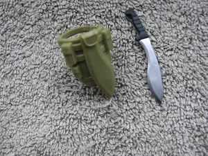 Hasbro GI CLASSIFIED #89 TIGER FORCE FLINT MACHETE SHEATH 6" CUSTOM FODDER Parts - Picture 1 of 2