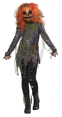 Pumpkin Monster Girl Child Costume - Image 1 of 2