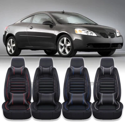 Полный комплект чехлов на автомобильные сиденья 2/5 сиденья роскошные подушки из искусственной кожи для Pontiac G6 G8 - Изображение 1 из 4