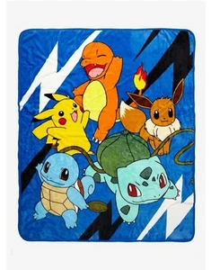 Pokemon Group Throw Blanket - Picture 1 of 1