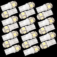 20X T10 5 LED 5050 SMD 168 194 W5W Bombilla Iluminacion Coche T5