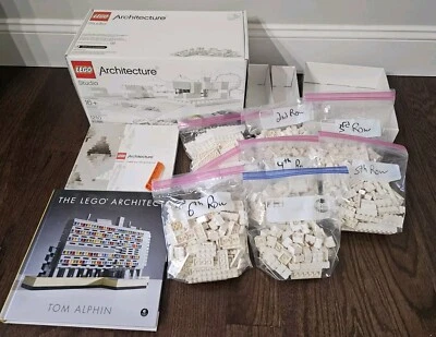LEGO 21050 Architecture Studio 1210 Pieces Retired Missing 2 Blocks  - Image 1 of 4