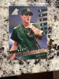 1998 PINNACLE INSIDE ROOKIE CARD OAKLAND ATHLETICS BEN GRIEVE #113 - Picture 1 of 1