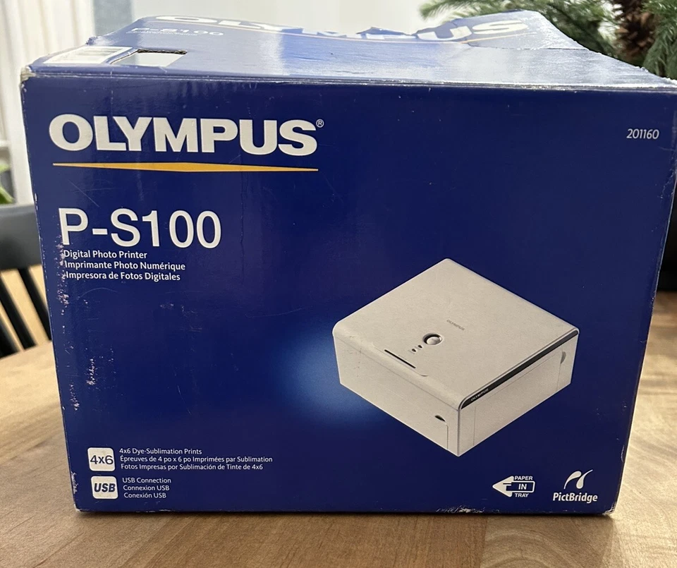 Olympus P-S100 Digital Photo Printer Dock & Done Dye Sublimation Printer Thermal - Image 1 of 4