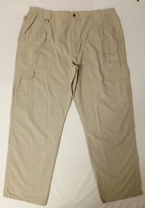 511 Tactical Series Mens Size 40x30 Khaki Cargo Pants Stretch Waist 100% Nylon - Picture 1 of 9