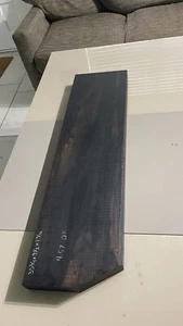Gabon Ebony S4S 35-3/4 x 9-1/2 x 1-15/16 lumber platter board exotic wood slab - Picture 1 of 4