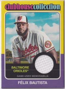 2024 Topps Heritage Clubhouse Collezione Reliquie #CCRFB Felix Bautista - Foto 1 di 1