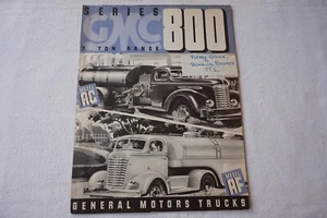 Folleto publicitario catálogo de ventas de camiones GMC 800 7 toneladas - Imagen 1 de 4