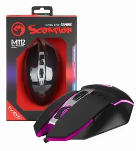 Gaming Mouse USB 2.0, 7 LED Colours Adjust up to 4000 DPI 7 Buttons PC Laptop - Picture 1 of 7
