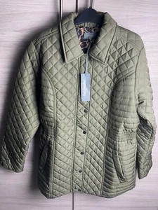Ruth Langsford Women's Diamond Quilted Jacket in Khaki, UK 10, New With Tags - Picture 1 of 9