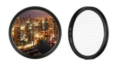 58mm 8 Point Star Filter For Canon Nikon 58mm Thread Lens - Image 1 of 4