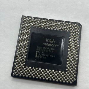 Intel Celeron CPU SL3A2 400mhz 128 66Bus Socket 370 FV524RX400 Processor SL37X - Picture 1 of 7