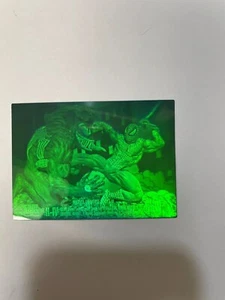1993 MARVEL UNIVERSE SERIES IV #H-IV 3-D SKYBOX SPIDER-MAN VENOM HOLOGRAM CARD - Picture 1 of 3