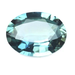Certified Natural Teal Sapphire 0.66ct VVS Clarity Madagascar 6.32x4.72 mm Oval - Picture 1 of 3
