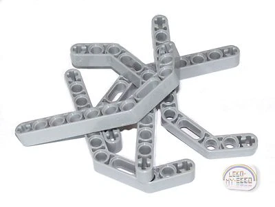LEGO Technic - 5 x 11.5L Double Bent Beams - Liftarms - LBG - New - 32009, EV3 - Image 1 of 4