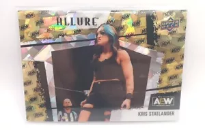 KRIS STATLANDER HIGH Number HORIZONTAL SP AEW LOGO #223/299 - 2022 AEW ALLURE - Picture 1 of 2