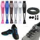 No Tie Shoelaces Elastic Lock Shoe Laces Running Jogging Canvas Sneakers Trainer