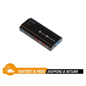 Cirago USB 3.0 SuperSpeed 6 Port Hub & Additional 2 Charging Ports Power Adapter - Picture 1 of 4