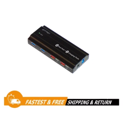 Cirago USB 3.0 SuperSpeed 6 Port Hub & Additional 2 Charging Ports Power Adapter - Image 1 of 4