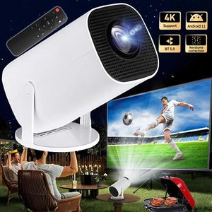 HD Mini Proyector Inteligente Cine de Bolsillo Portátil Bluetooth Android Cine en Casa Proyector - Imagen 1 de 12