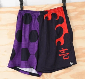 Some Slight Clothing Anime Athletic Shorts Upper Moon One Mens Large -Gym - Picture 1 of 10