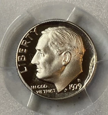 1979 S - Roosevelt Dime Type 1 Proof - PCGS PR70DCAM - Image 1 of 4
