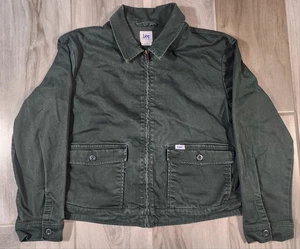 Chaqueta utilitaria Lee Vintage Chetopa Twill verde servicio para mujer talla grande - Imagen 1 de 10