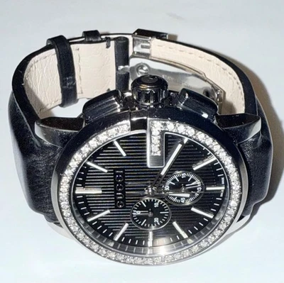 RELOJ GUCCI PARA HOMBRE 101M G-CHRONO ESFERA NEGRA DIAMANTES Foto 1 de 4