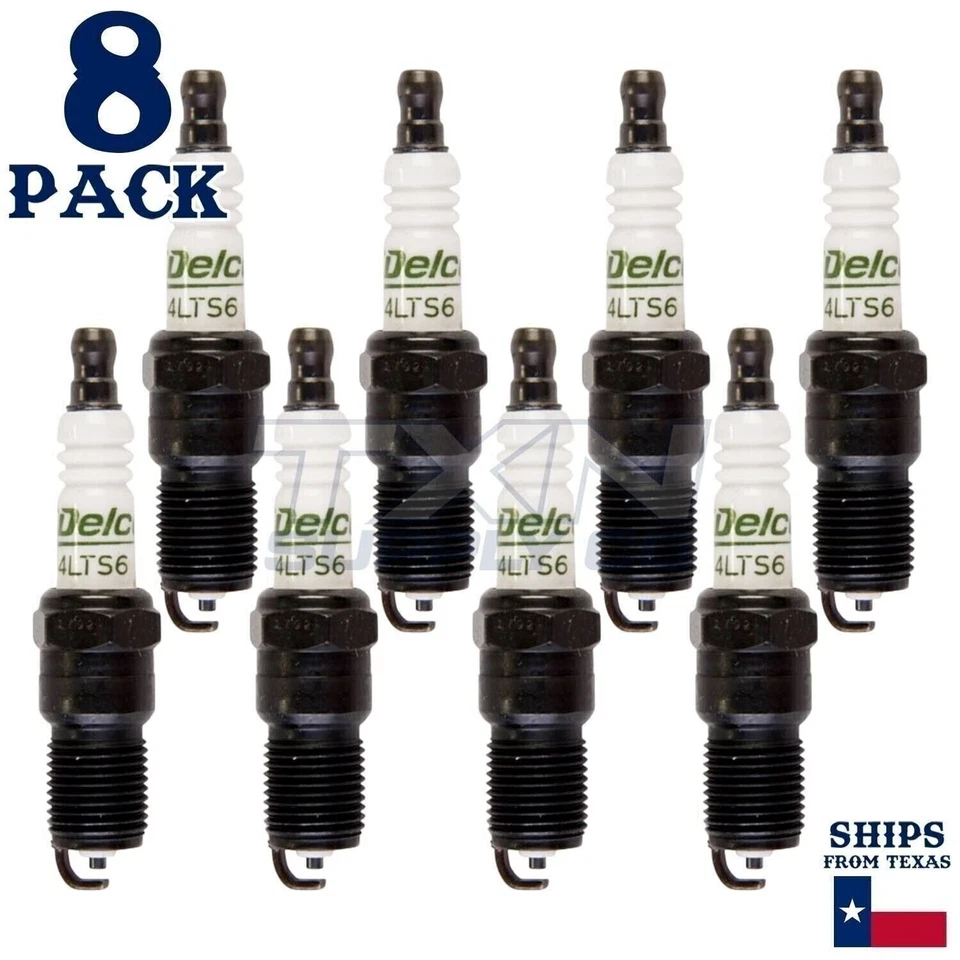 8 Pack ACDelco Standard Spark Plugs 1996 for Cadillac Deville 4.6L - Image 1 of 3