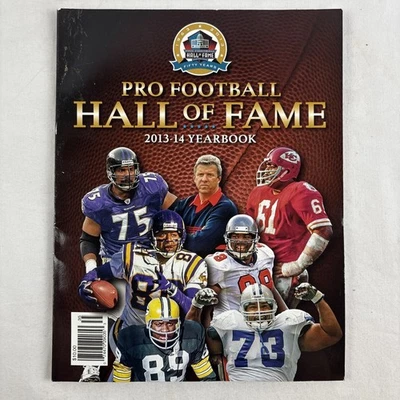 Anuario del Salón de la Fama del Fútbol Americano 2013-2014 Salón de la Fama de la Corte NFL Parcells revista del Super Bowl Foto 1 de 3