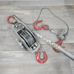 Cabrestante polipasto Little Mule Come-A-Long Winch 2000 lb - Imagen 1 de 7