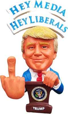 Donald Trump Doll - This Bobblehead Trump Has A Bobbling Middle Finger Instea...