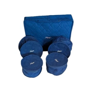Hagerty Blue Quilted 5-Piece China Storage Set - Plate & Cup Protectors with... - Picture 1 of 8