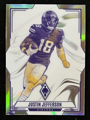 JUSTIN JEFFERSON 2024 PHOENIX CONTOURS SILVER PRIZM VIKINGS - Image 1 of 2