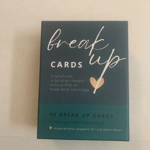 Break Up Cards 90 Break Up Cards + 140 Page Heart Guidebook Brand New In Box - Picture 1 of 10