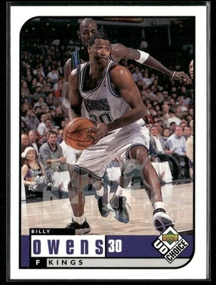 1998-99 UD CHOICE - precio base - Billy Owens Sacramento Kings #123 Foto 1 de 3