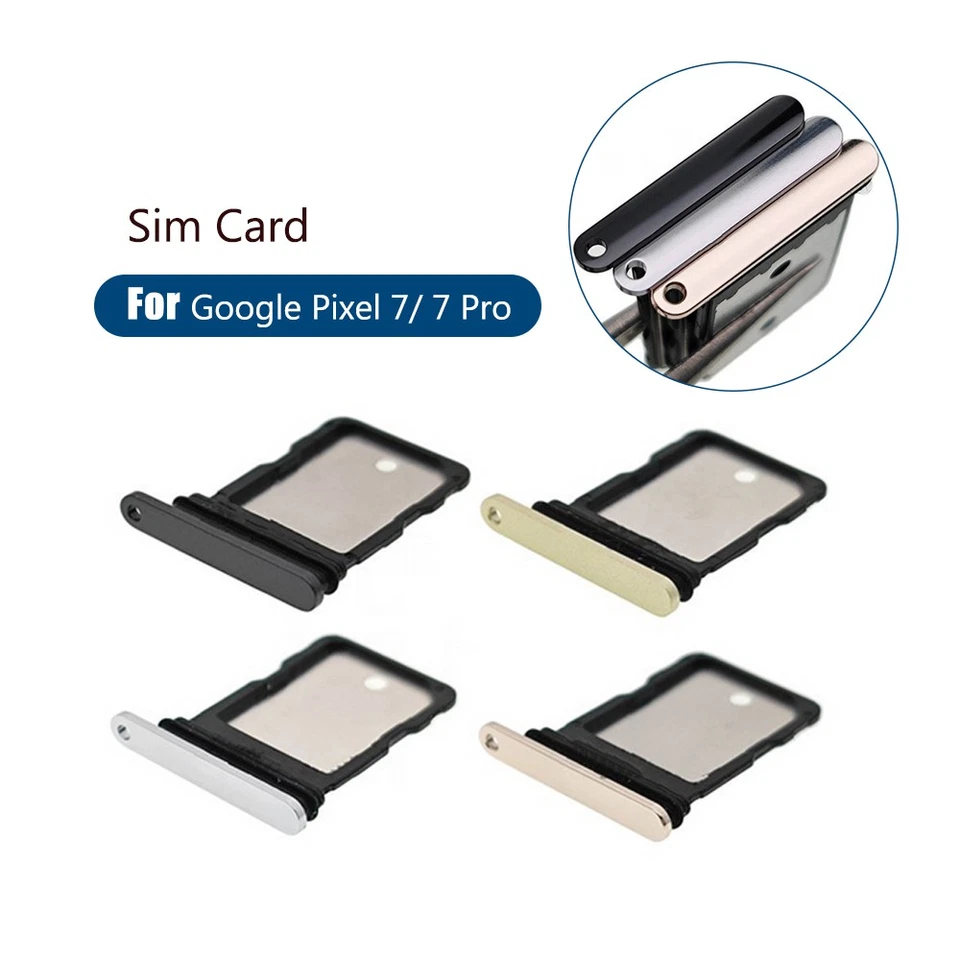 For Google Pixel 7/7Pro Sim Card Tray Slot Holder Replacement With Eject Pin - Image 1 of 4