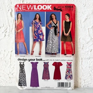 Simplicity New Look Pattern 6864 Misses Dresses Short/Long Sizes 8-18 Uncut - Picture 1 of 2