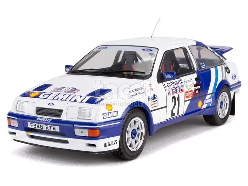 Ford Sierra Rs Cosworth Lombard Rac Rally 1989 - Ixo 1/18