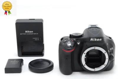 [COMO NUEVO con batería] Cuerpo de cámara digital Nikon D D5200 24,1 MP SLR D5200 negro JAPÓN Foto 1 de 4