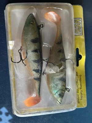 Iscas de pesca Storm 5" Wildeye Swim Shad pacote com 2 - realista, corpo macio - Imagem 1 de 3